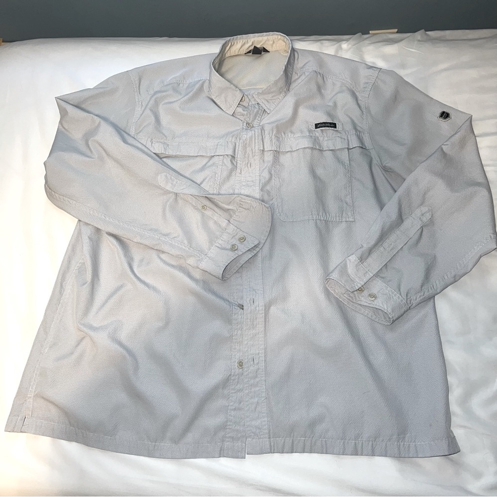Eddie Bauer Sport Shop Vented Back Long Sleeve Button Down